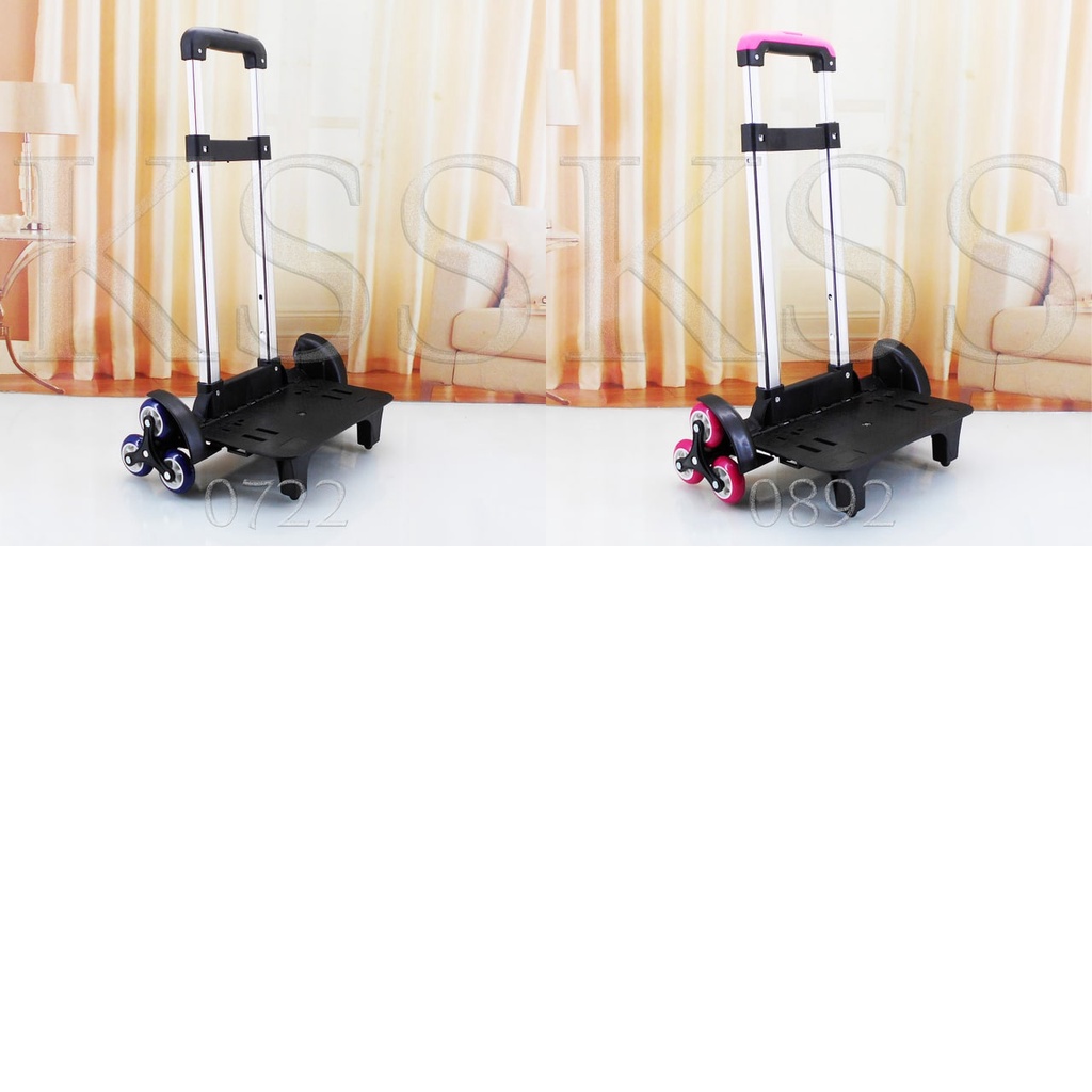 Set Troli Ransel anak/Troli roda 3/Ransel Sekolah/Klep Ransel Troli/Bacpack (Satu Set Tas+Troli+Klep