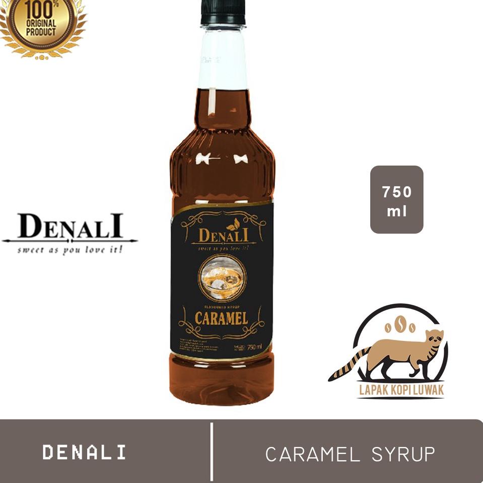 

✹ Caramel Syrup merk Denali ♣