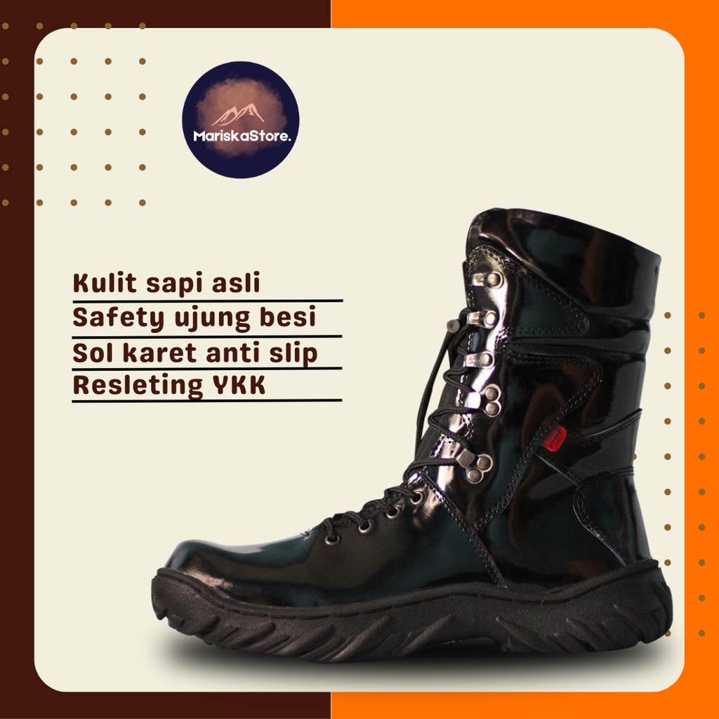 Sepatu PDL TNI AD AL AU Jatah Pembagian TNI POLRI Security terlaris ARBOO militery pdl tactical