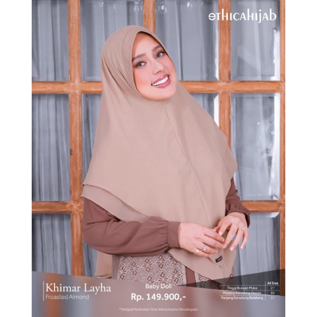 SARIMBIT ETHICA 2023 ELFA 280 FROASTED ALMOND GAMIS KAGUMI 280 KOKO KAHFI 266