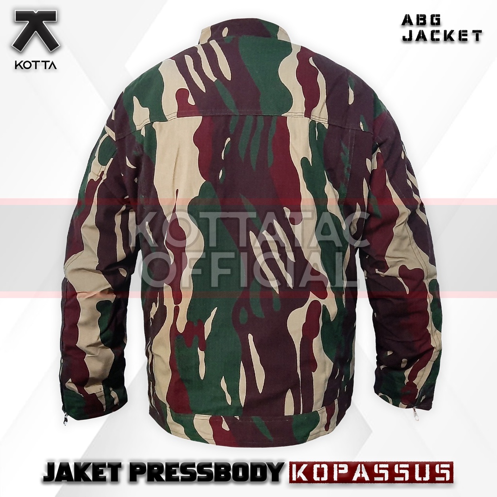 Jaket | Jaket Kopassus Body Press | Jaket Kopasus Body Fit | Jaket Loreng Kopasus | Jaket Mantel