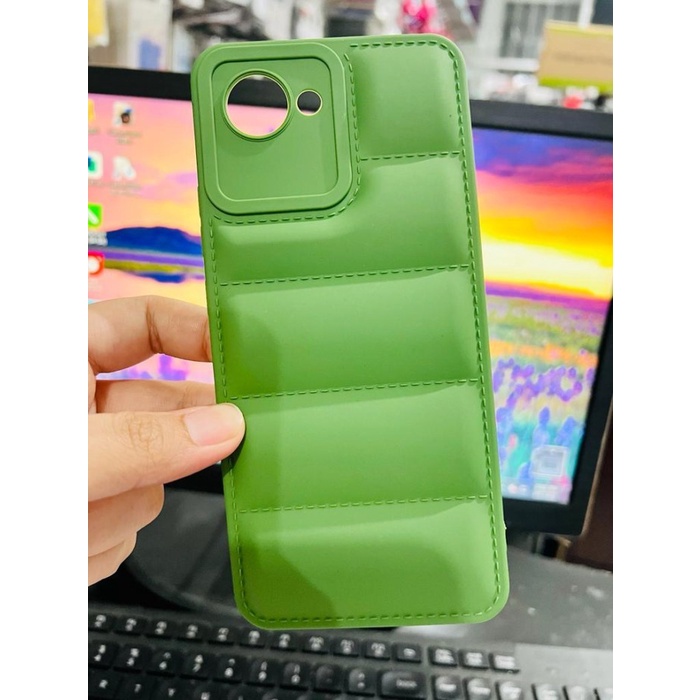 PUFF CASE Shockproof Realme C30S/C33/C20/C11/Realme 8 Pro/Realme 8 5G/Realme 9 Pro Softcase Matte Bantal Macaron