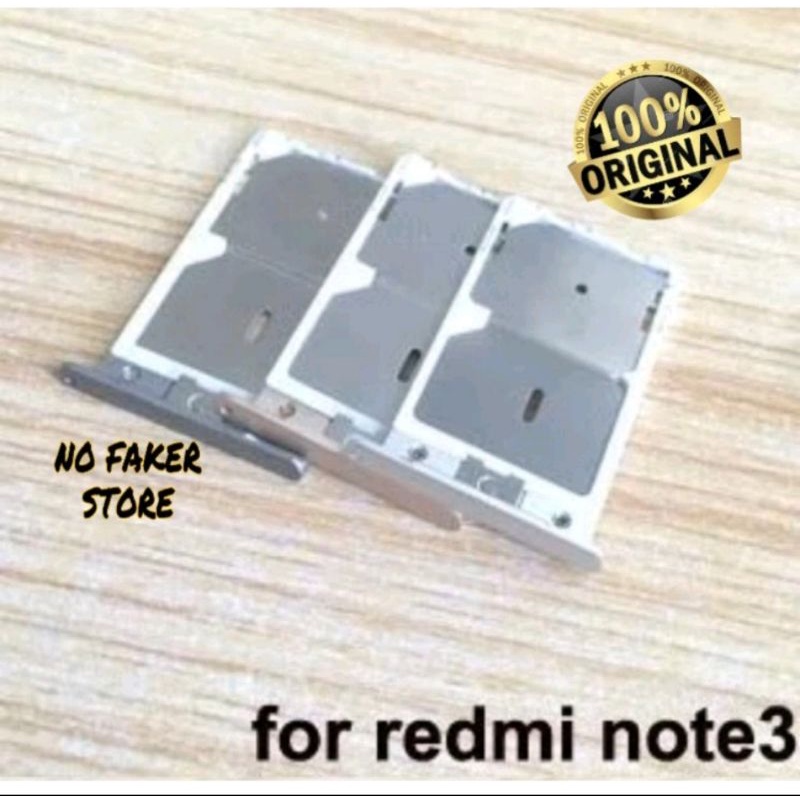 Simtray Slot Sim Tempat Sim card Xiaomi Redmi Note 3 ORIGINAL