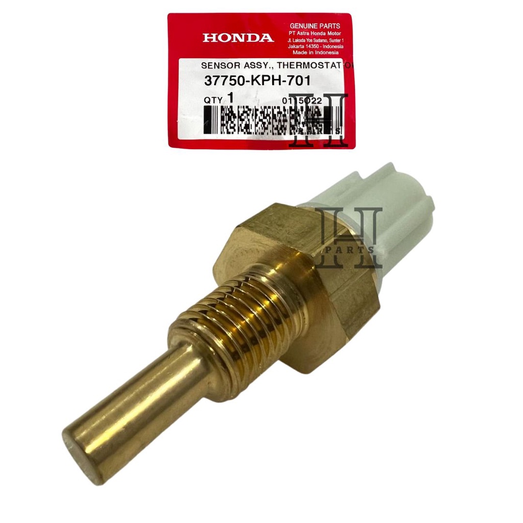 SENSOR TEMPERATUR SUHU PANAS OLI THERMOSTAT OIL BEAT SPACY SCOOPY VARIO REVO BLADE SUPRA X 125 FI ESP 37750-KPH-701 ASLI ORIGINAL AHM HGP HONDA