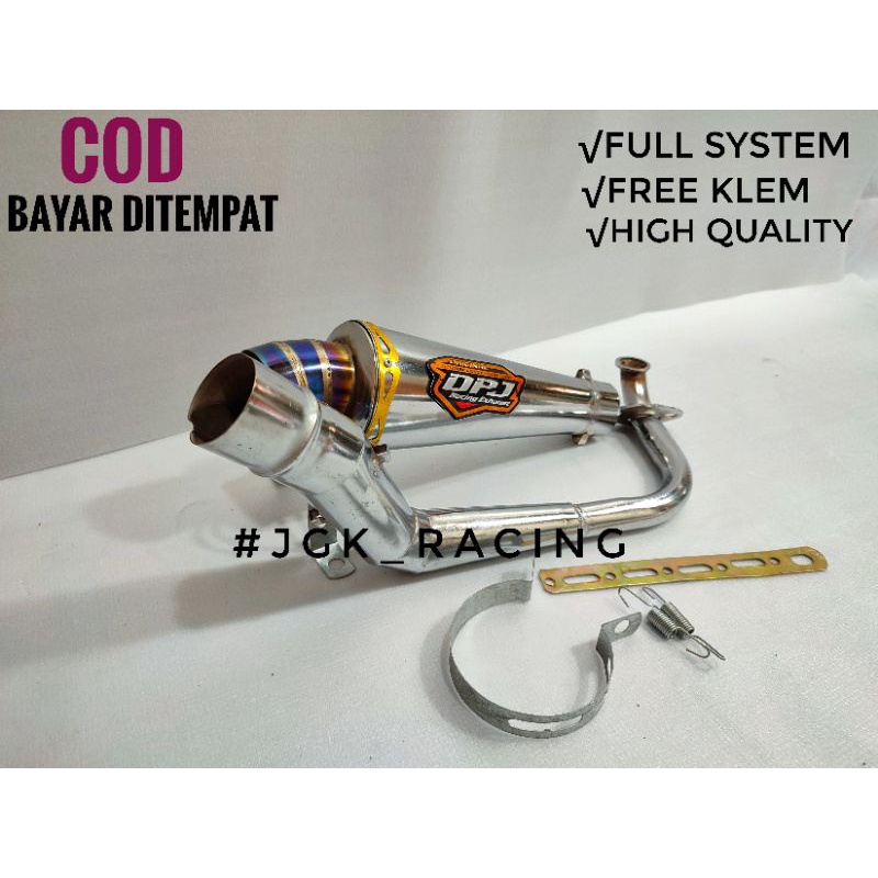 Knalpot Racing DPJ Monster corong Vario 110 karbu/techno/vario 110 fi/vario 125 old/led/vario 150