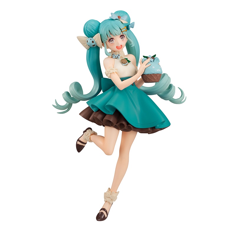 Original Furyu Berhadiah Figure Miku SweetSweets Choco Mint Ver