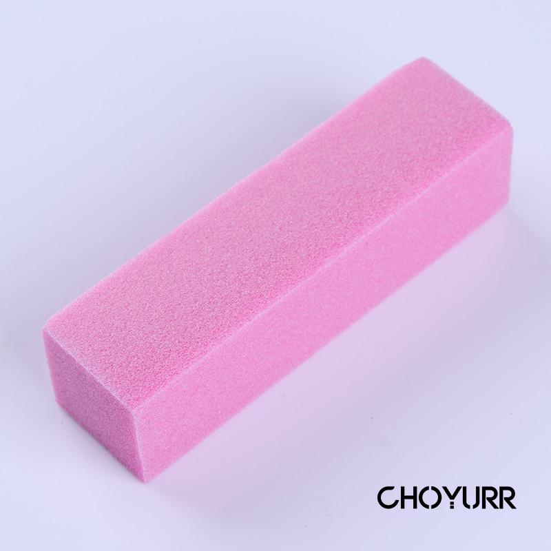 【COD】1Pc Kikir Kuku DIY Bahan Spons Warna Pink / Biru / Putih Sanding Block-CH