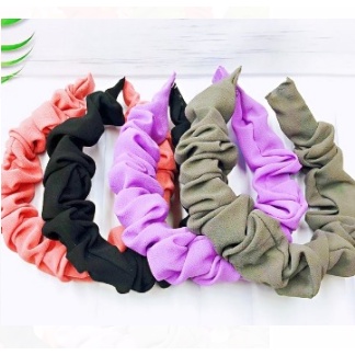 Bando Kerut Scrunchie / Bando Scrunchie / Bando Kerut / Bando scrunhie kerut gaya korea / BANDO KORE