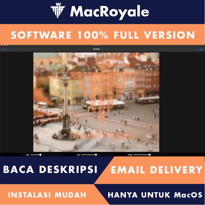 [MacOS] TiltShift Full Version Lifetime Full Garansi