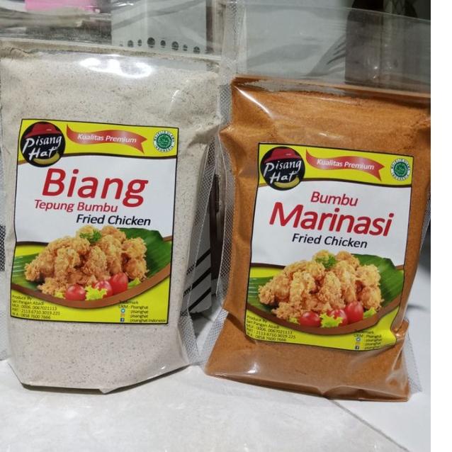 

Ω Paket Biang tepung 500gr dan bumbu marinasi 500gr ☋