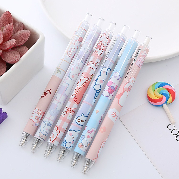 6pcs Pena Pulpen Pen Set Cetek Cetekan OSM-ST0299