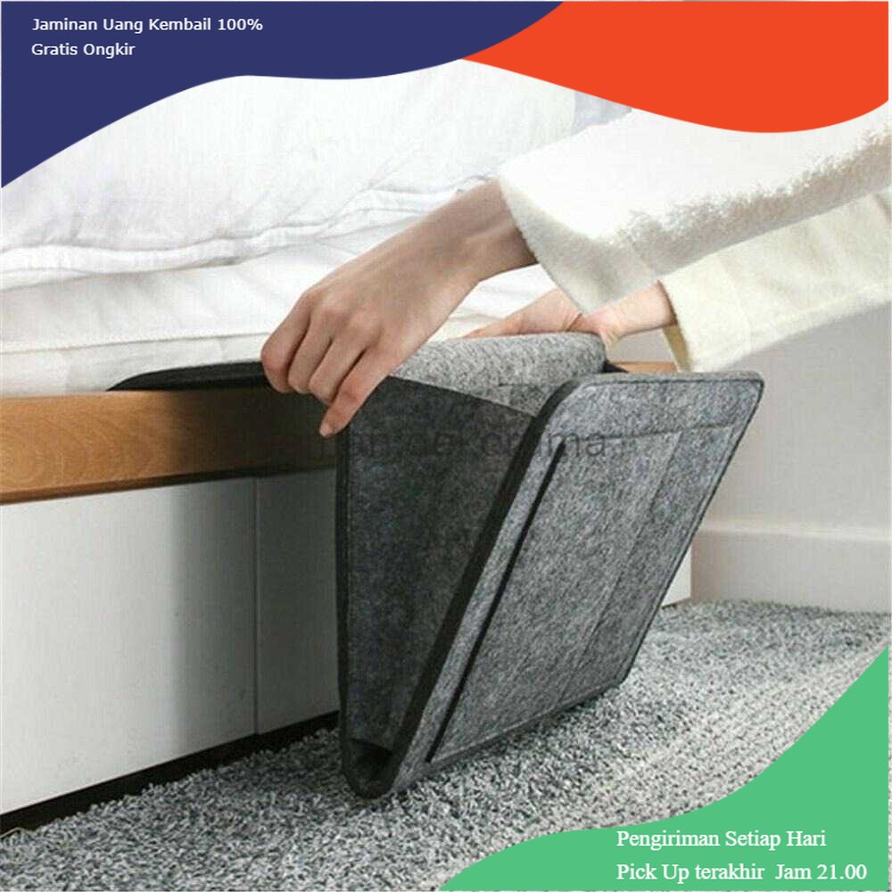 TD - PRB LENZERO Tas Bedside Organizer Sofa Kasur Tempat Tidur Hanging Bag - NL-A-050