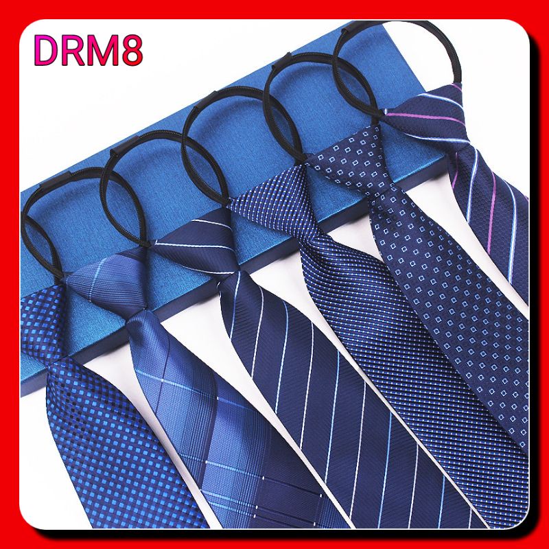 Dasi Instant Siap Pakai Dasi Formal Dasi Kantor Dasi Resleting DRM8B Part 1