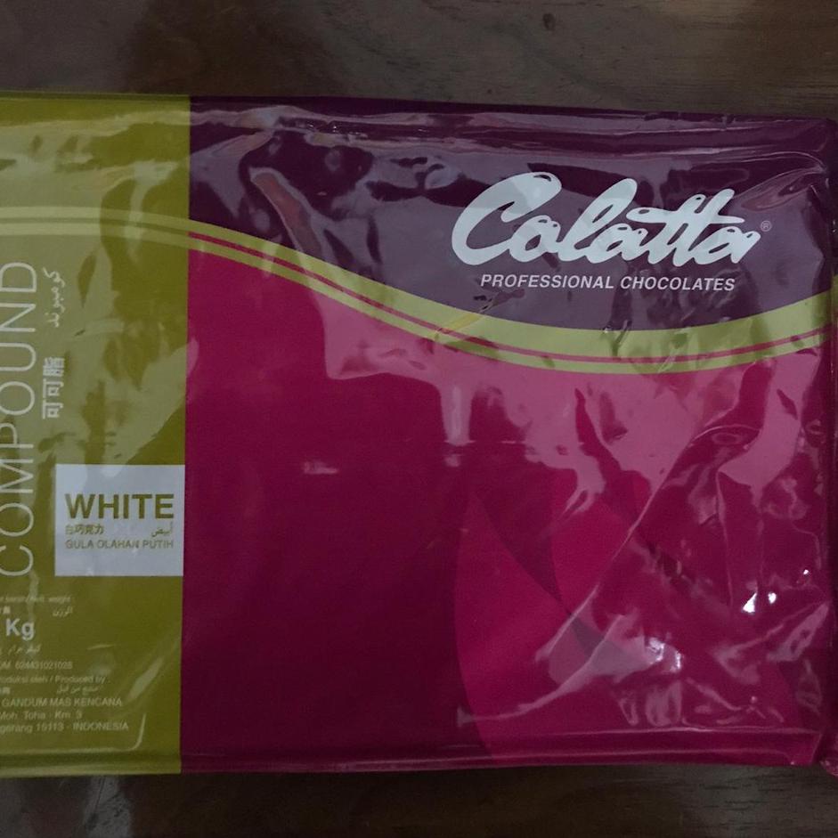 

۞ Colatta Chocolate Compound White 1kg - Coklat Colatta ◊