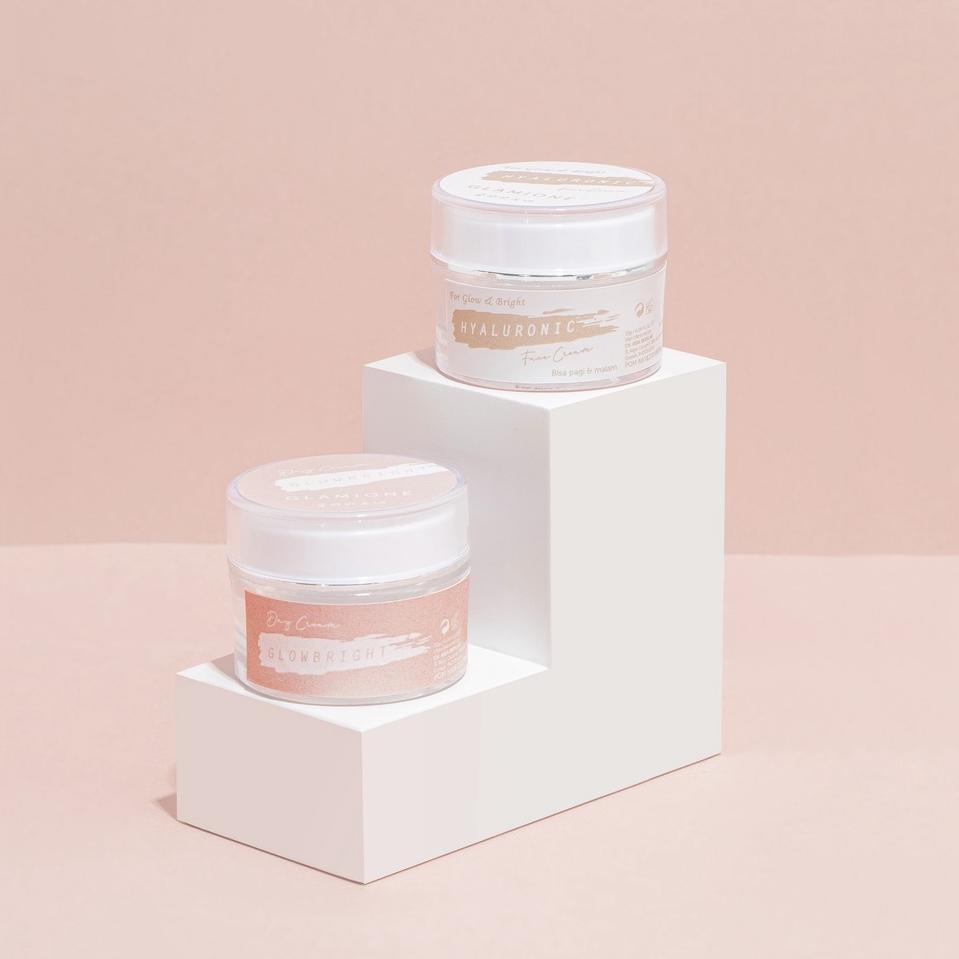 ☑ Double Brightening Cream Glow Skincare Glamione ►