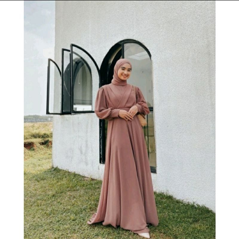 GAMIS MAXY REMAJA PEREMPUAN CRINKLE AUDY MAXY FASHION MUSLIM TERBARU 2023