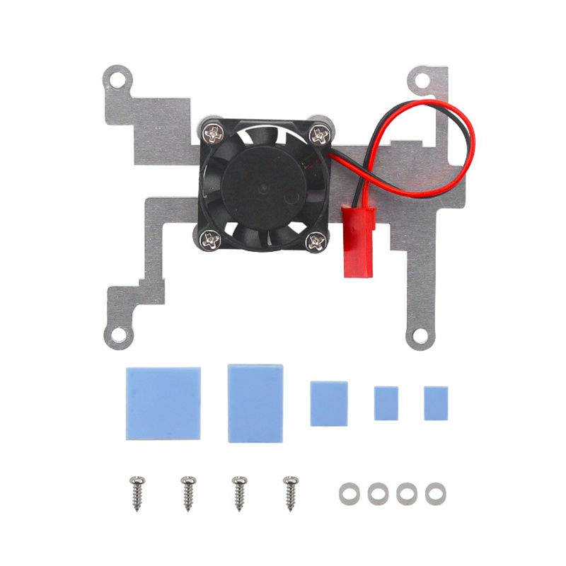 Btsg Untuk 3.5 inch Untuk Raspberry Layar Sentuh Pi 4B/3B+/ 3B Cooler Fans Dengan Metal Ho