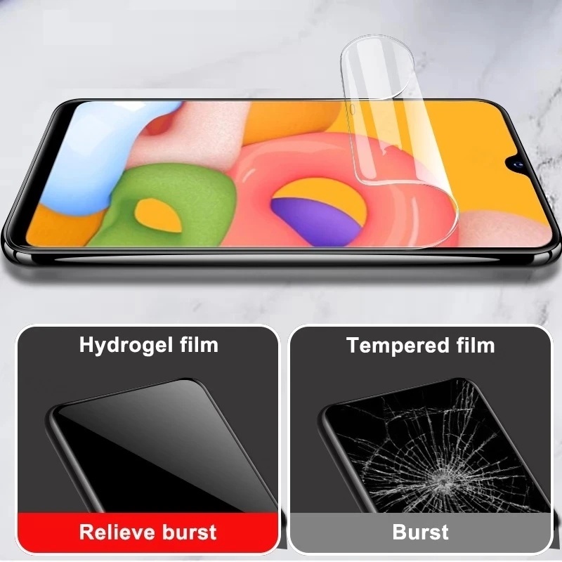 Lembut &amp; Anti Gores Film Ponsel Anti-Noda Film Ponsel Perlindungan Layar Aksesoris Film Hidrogel Ultra Jernih Untuk Samsung Galaxy A14