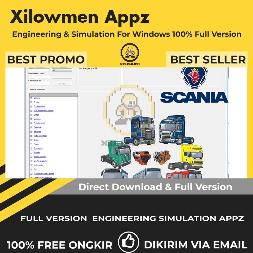 [Full Version] Scania Multi 20 Pro Engineering Software Lifetime Win OS