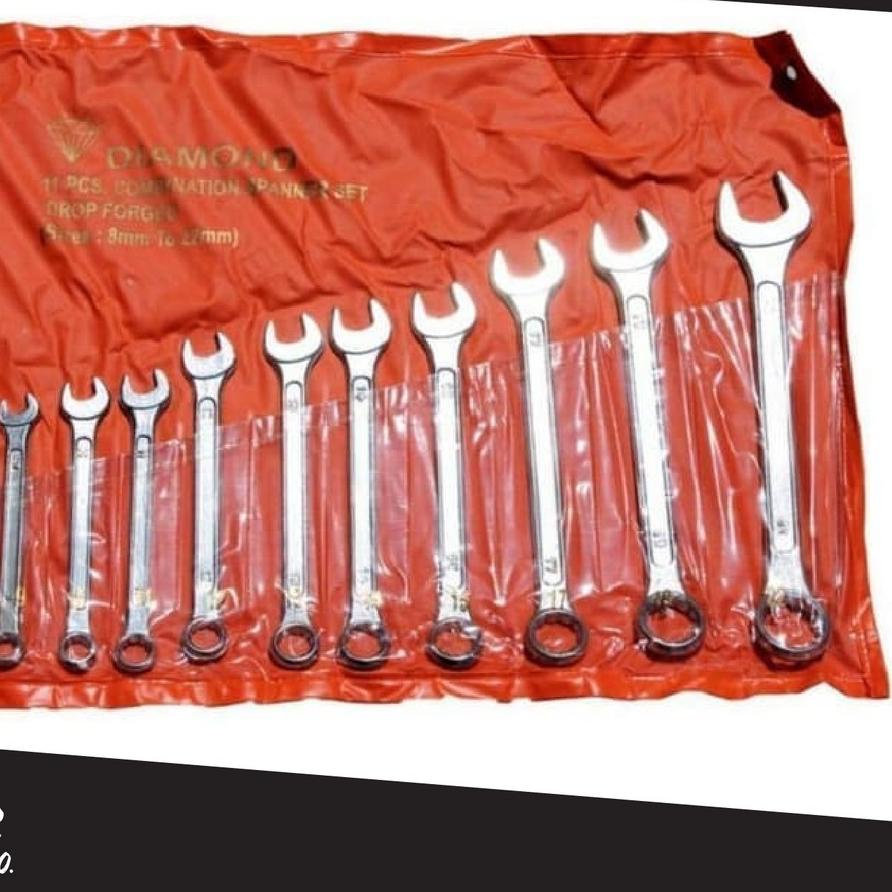 ✼ Diamond Kunci Ring Pas Set 11 pcs kunci Ring Set Kunci ring 11Pcs ✥