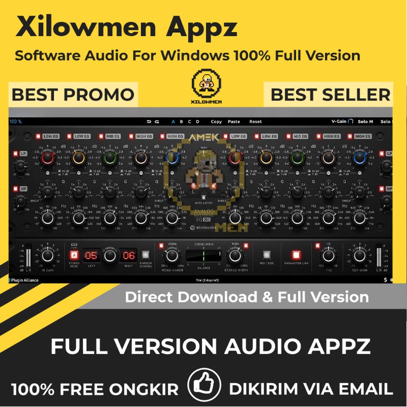 [Full Version] Plugin Alliance AMEK Mastering Compressor Pro Lifetime Audio Software WIN OS