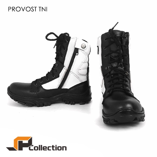 SPC Sepatu PDL Provost TNI Militer Kulit Asli Type Jeruk