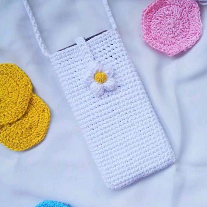 Pre Order Tas HP Rajut Simple