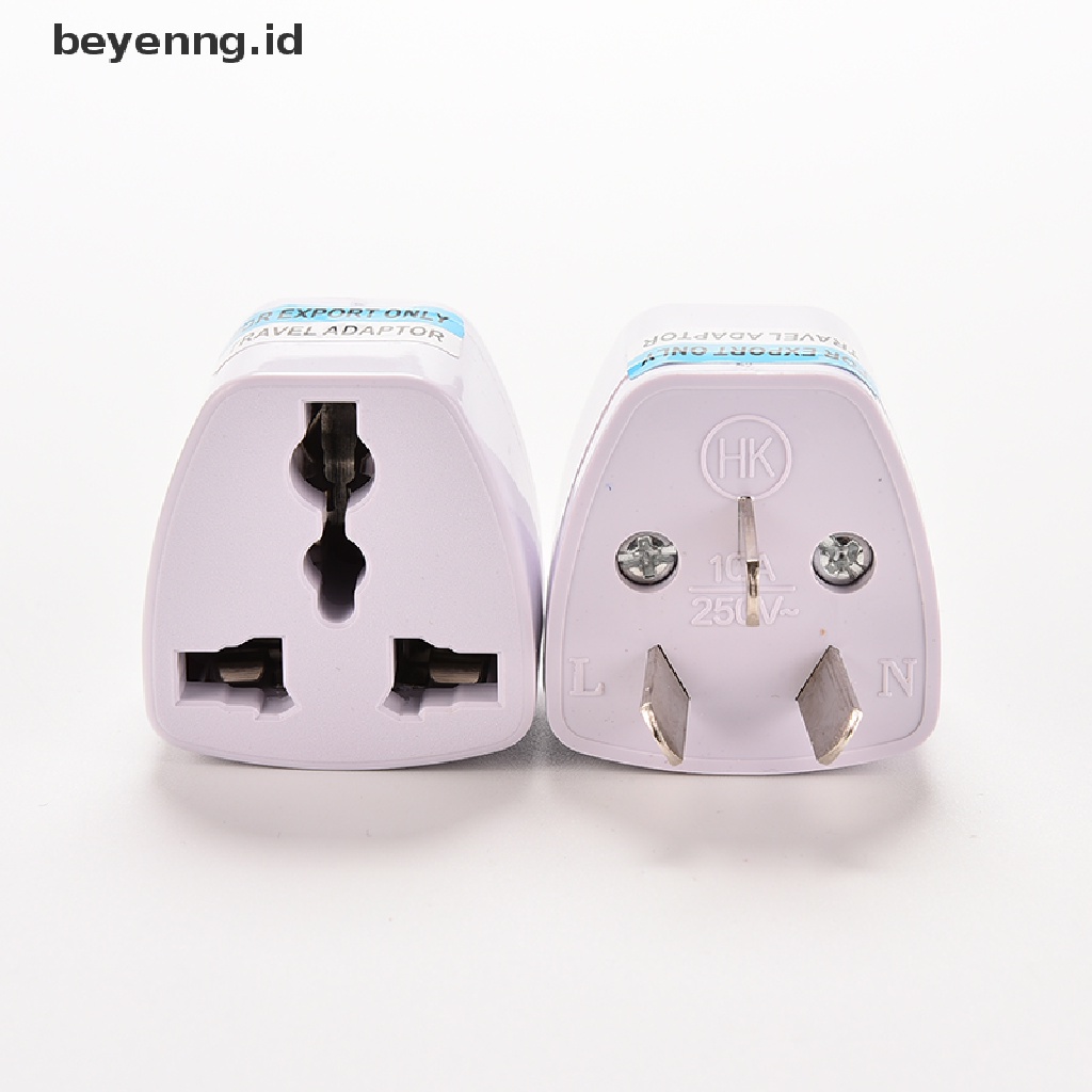 Beyen US EU Universal to AU Australia Colokan 3pin AC Power Adapter Travel Converter ID