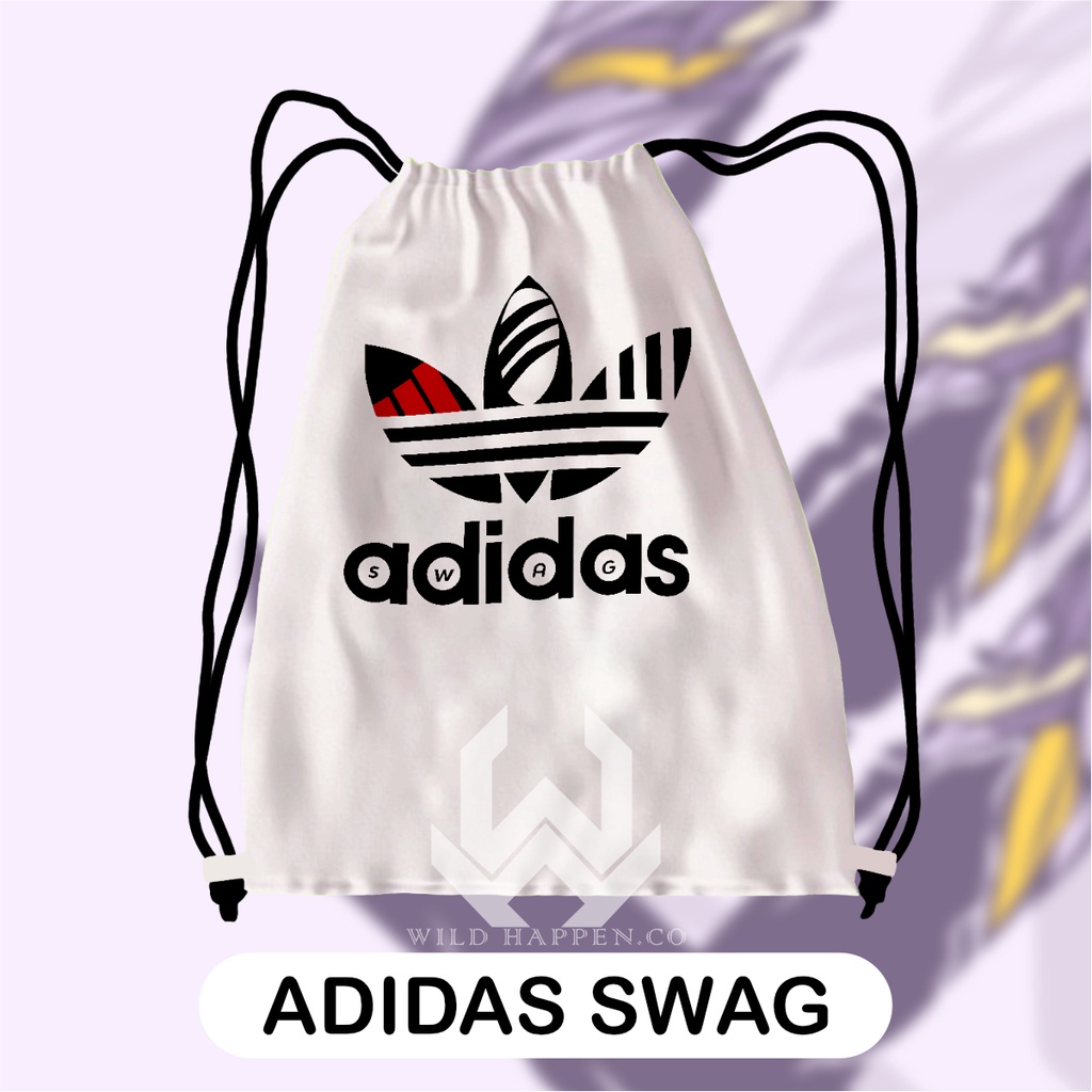 Tas Serut / String Bag Full Print Adidas Swag