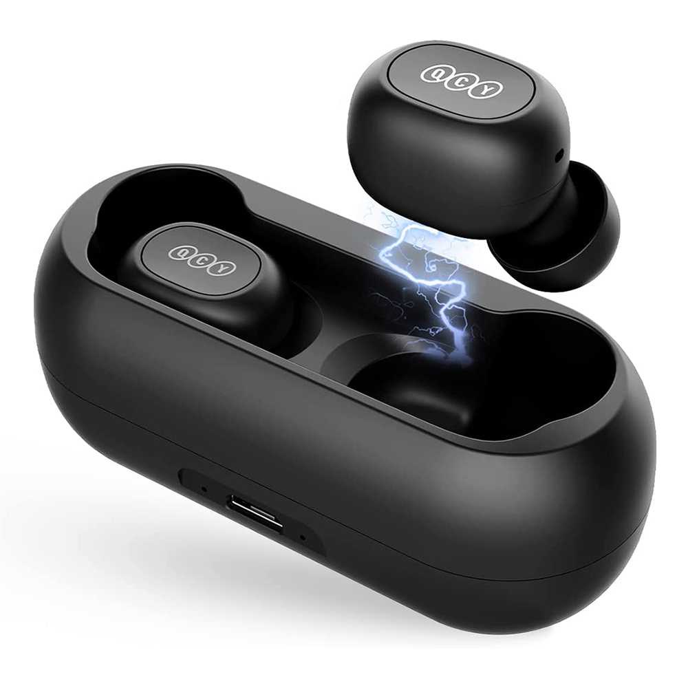 QCY TWS Bluetooth Earphone with Charging Case - QCY-T1C