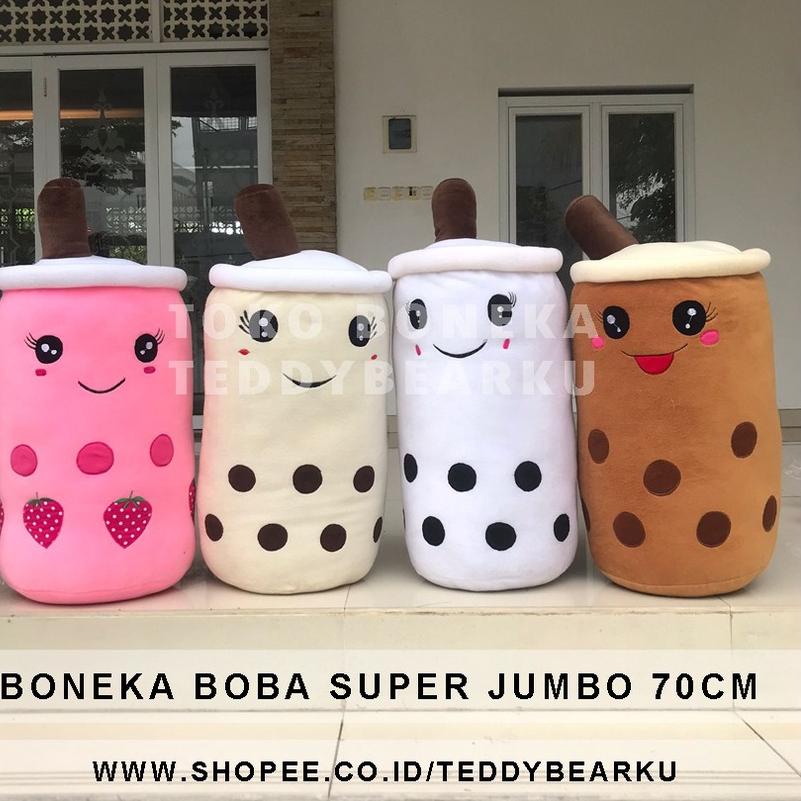 TERBARU TERMURAH BONEKA BOBA BESAR VIRAL SUPER JUMBO 70CM PRODUSEN LANGSUNG