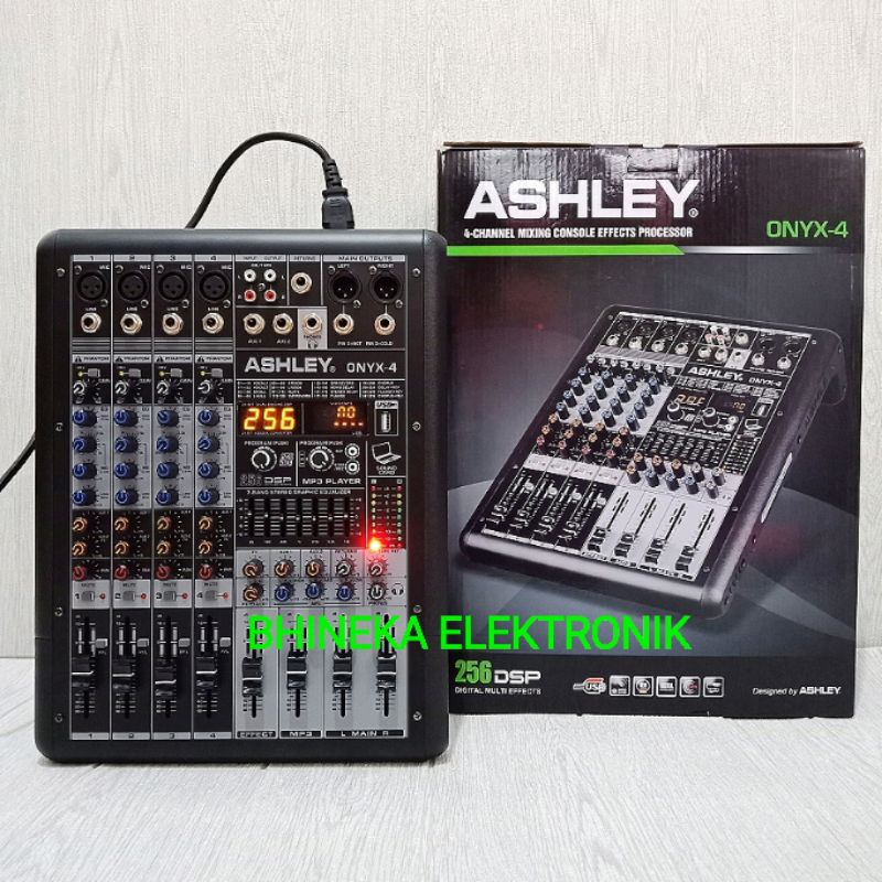 mixer ashley Onyx4 / onyx 4 original mixer 4 channel bluetooth usb