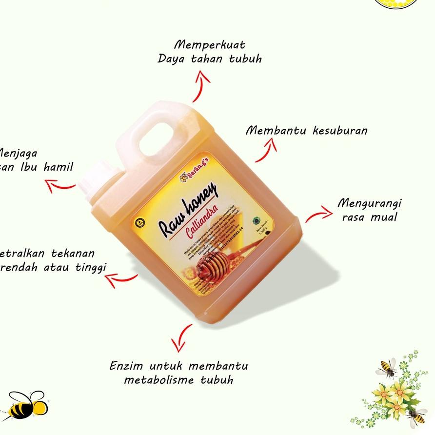 

☻ Asli Murni Kaliandra Raw honey 1.5kg nektar bunga Uji Lab ✾