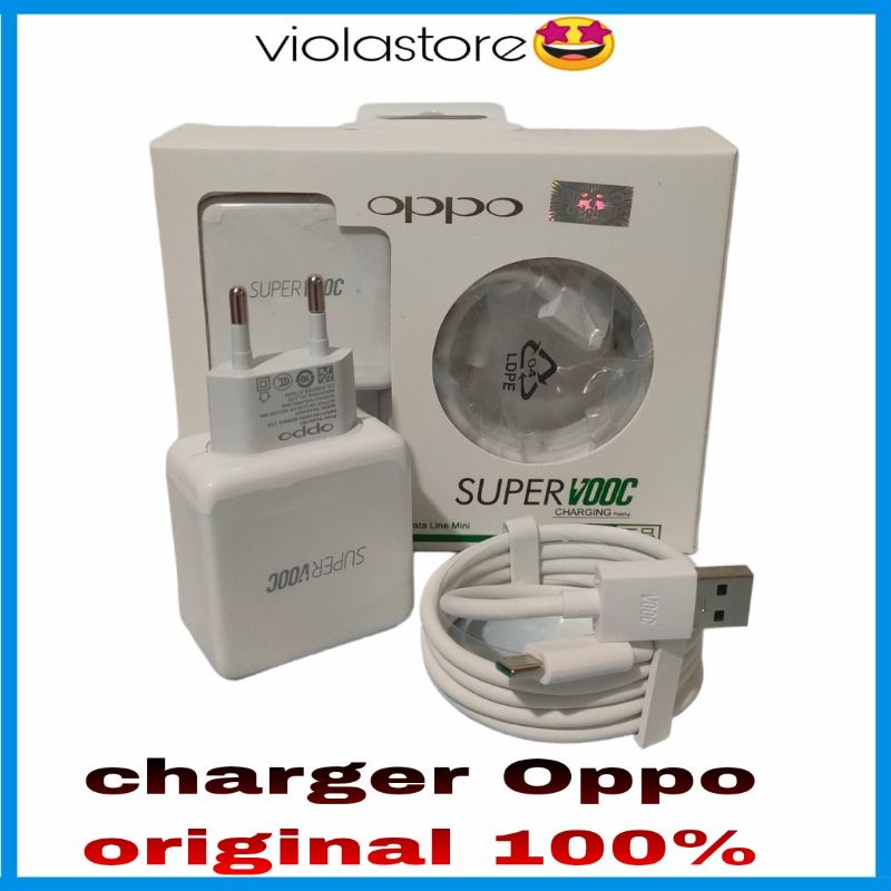 Charger Oppo original 100% fastcharging/super dart tipe c