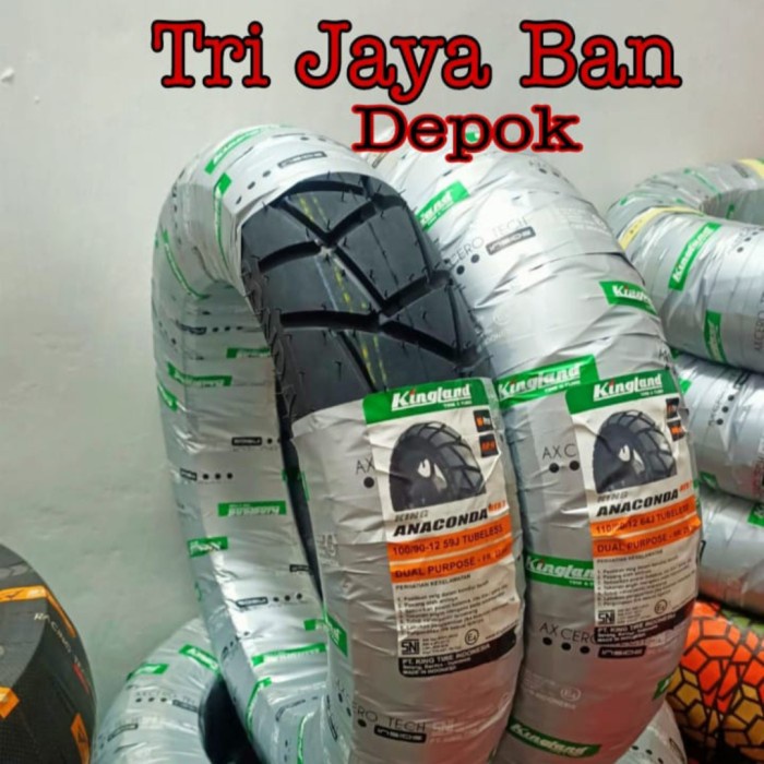 Ban Ban Luar Kingland Anaconda Atx-7. / 100/90-12 & 110/90-12/Dual Purpose