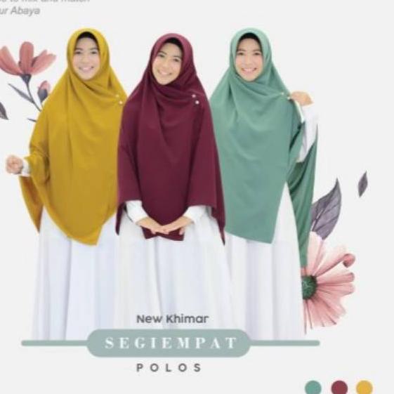 ♡ Segi empat polos [cm] / Kerudung segi empat polos / Hijab Hayuri 100% ❇