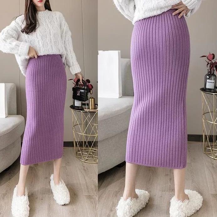 REKOMENDASI ROK SPAN RAJUT/ROK SPAN KNITTED/ROK PANJANG DAN ROK 7/8 PREMIUM