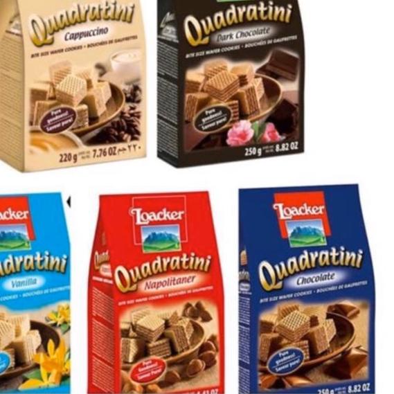 

✾ Loaker Loacker Quadratini 250gr 250 gram ➭