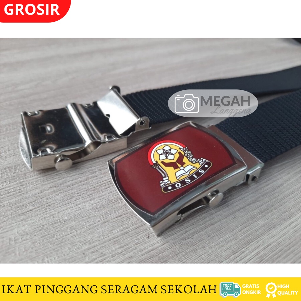 Grosir lusinan sabuk SD ikat pinggang sekolah - ikat pinggang SD perlengkapan sekolah - Ikat pinggang sekolah logo SD , SMA , SMP dan SMA pramuka /sabuk nylon. ikat pinggang sd, ikat pinggang sekolah kain.- sabuk kain sd