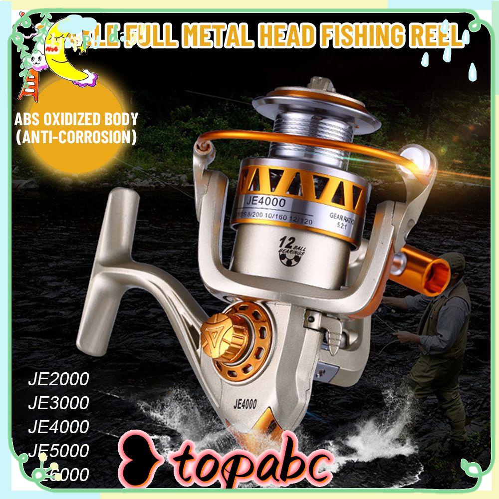 Top Fishing Reel Alat Pancing Air 12pakas JE2000 Series Sea Pole Wheel