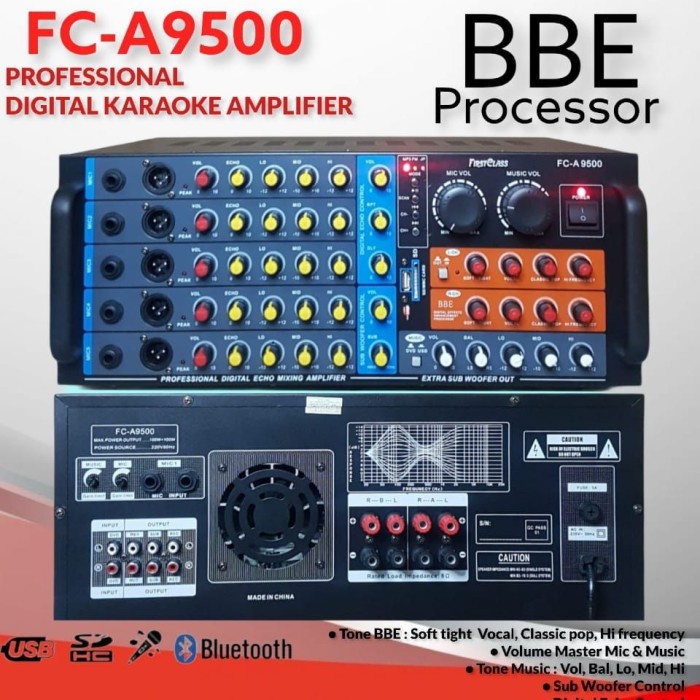 Amplifier USB/Bluetooth Firstclass FC-A9500