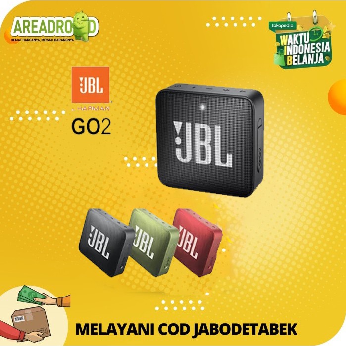 JBL GO 2 SPEAKER BLUETOOTH PORTABLE GARANSI RESMI IMS WIRELESS SPEAKER ORIGINAL
