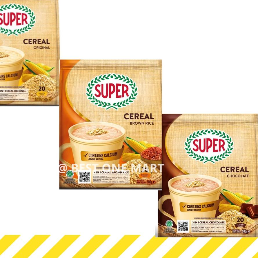 

☇ Super Instant Cereal / Sereal Instan - Original - Chocolate / Cokelat - Brown Rice ♞