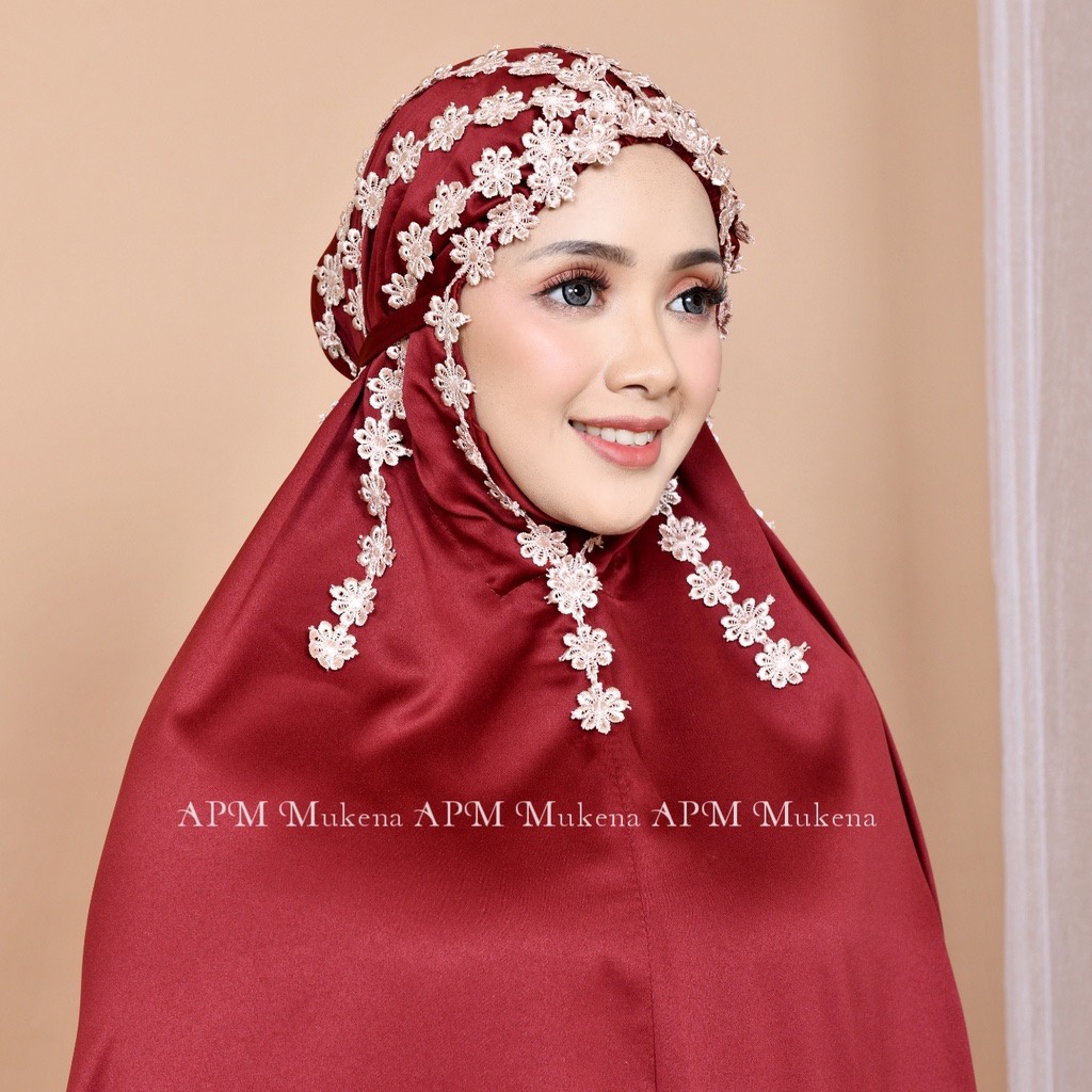 Mukena VELVET RIA RICIS | Mukena SILK PREMIUM | Mukena Travel | Free Bag