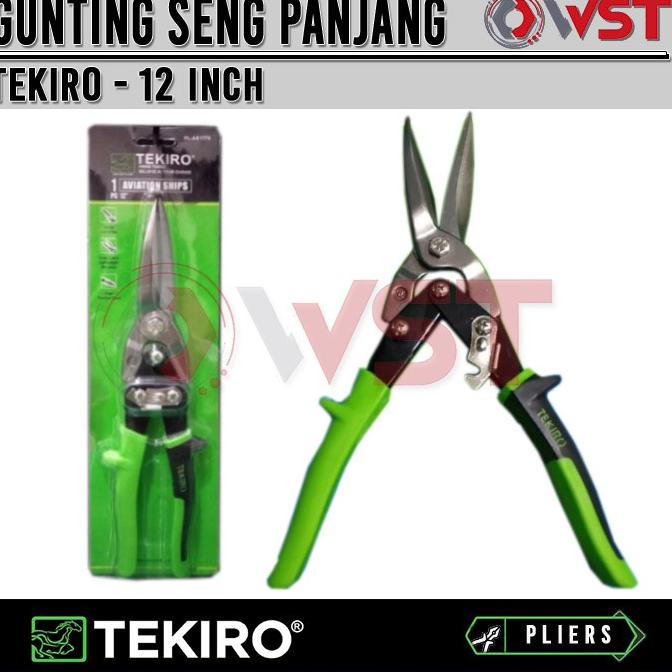 

X28 Tekiro Gunting Baja Ringan 12Inch / Gunting Seng Tipe Panjang 12" RECOMENDED ほ