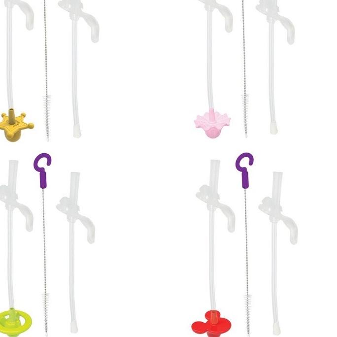 ℮ Bbox sedotan bbox straw /  sedotan /  straw /  SIPPY CUP REPLACEMENT STRAW&CLEANER DISNEY / SEDOTA