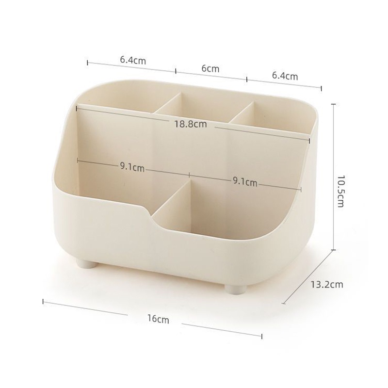 5slot Sederhana Kapasitas Besar Pen Holder Organizer Alat Tulis Desktop Siswa