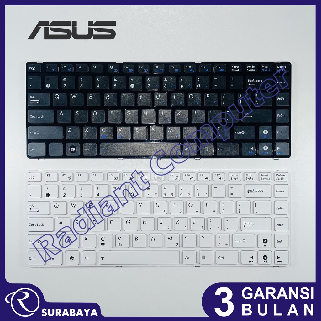 Keyboard Asus N43 N43F N43J N43S N82 N82J U81 U81A