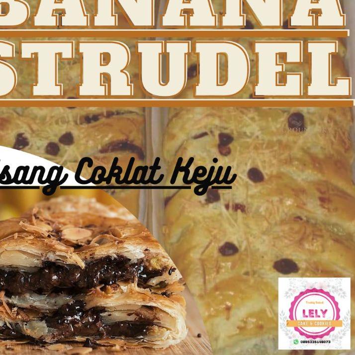 

◊ PROMO!!! BANANA PISANG STRUDEL PISANG KEJU COKLAT PASTRY HOMEMADE MURAH ENAK ♪