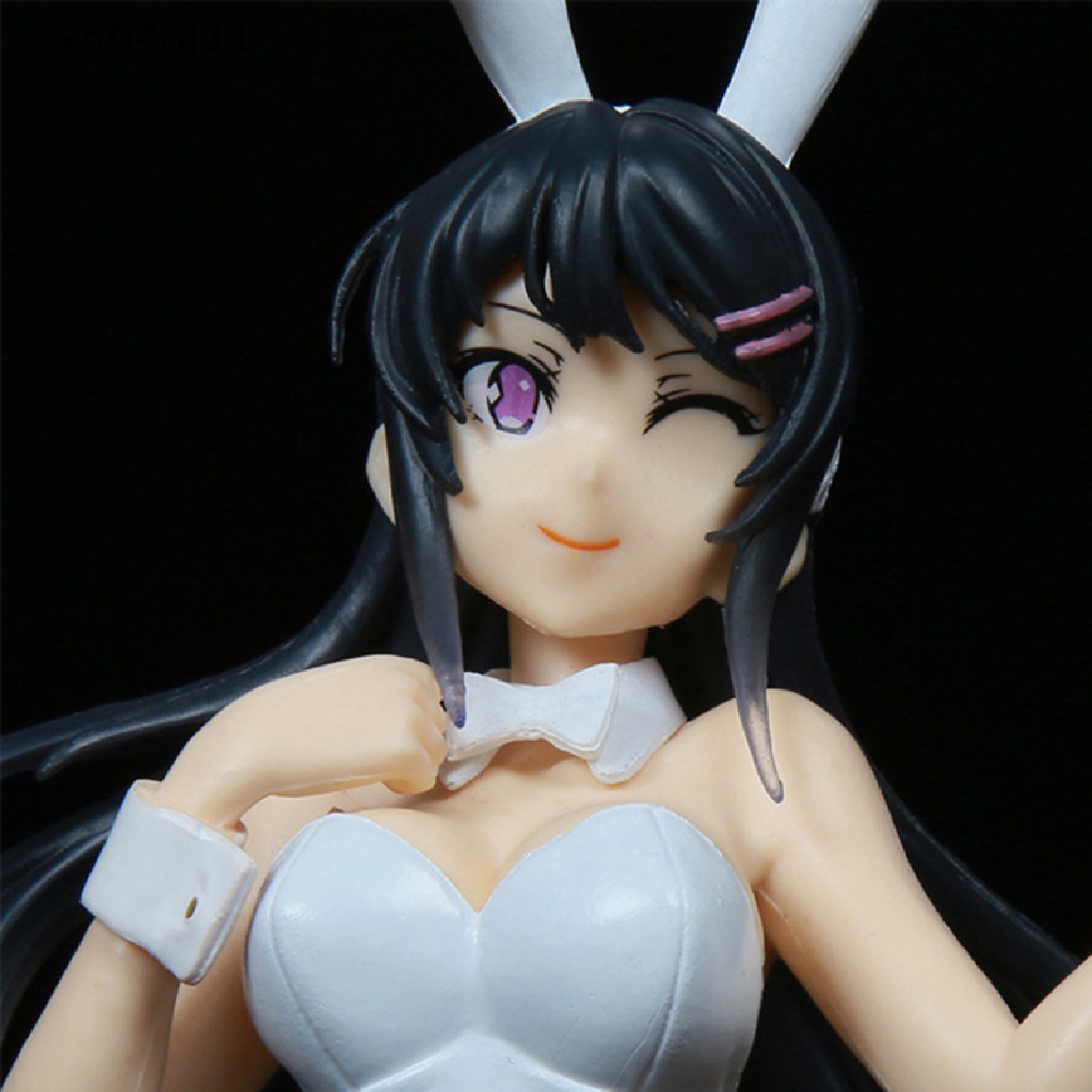 Xo Anime Rascal Not Dream of Bunny Girl Senpai White Mai Sakurajima Figure Mainan OL